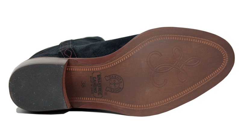 Media Bota campera de Valverde del Camino color azul marino