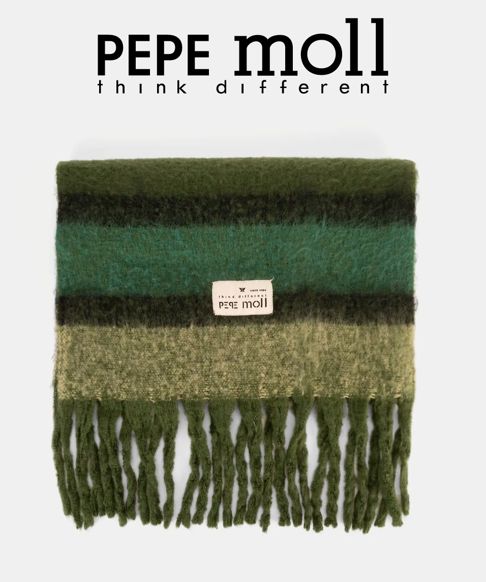 Bufanda de tonos verdes Pepe Moll
