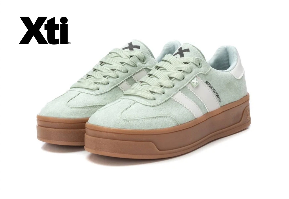 Zapatillas planas piso de caramelo Xti