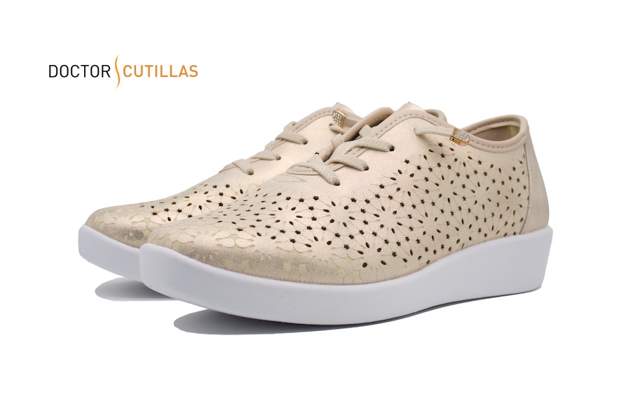 Doctor Cutillas | Zapato casual beis para plantillas