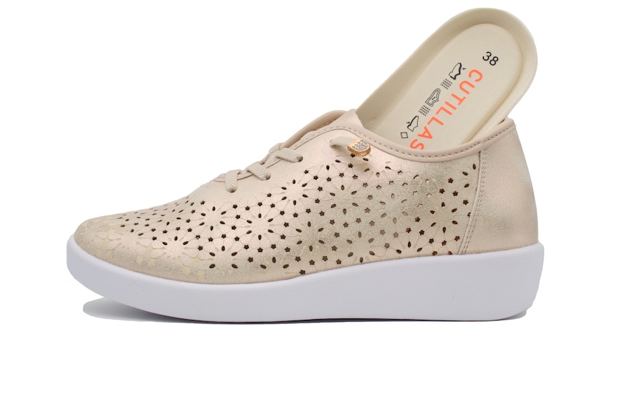 Doctor Cutillas | Zapato casual beis para plantillas