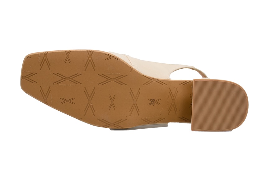 Zapato merceditas destalonado color beis