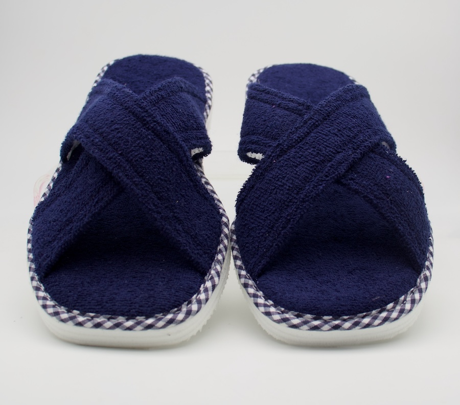 Zapatillas de Amorós de toalla en marino