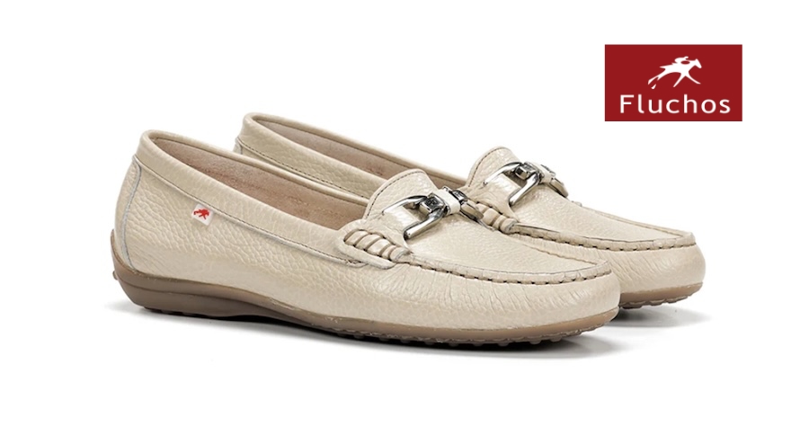 Mocasines de verano Fluchos color beis