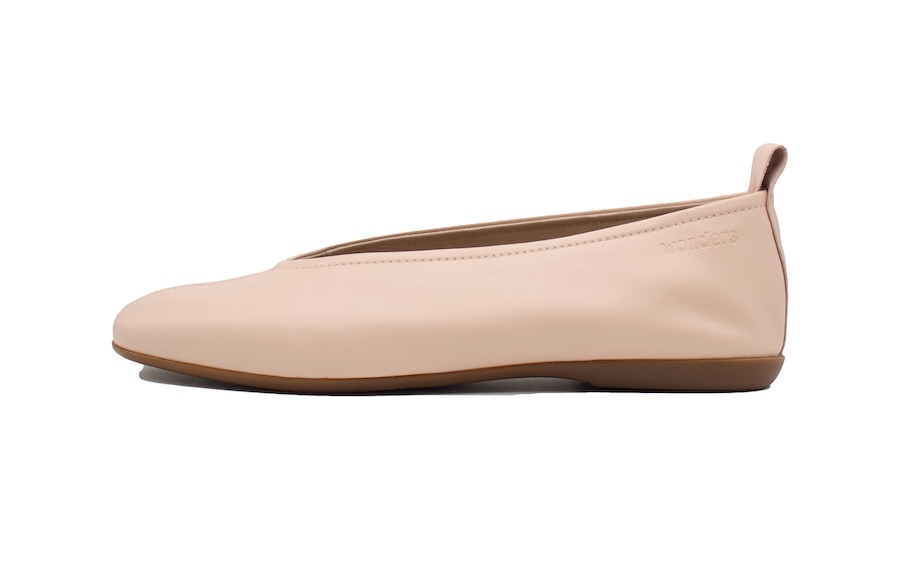 Manoletina de piel de guante extra blanda - Wonders 8661
