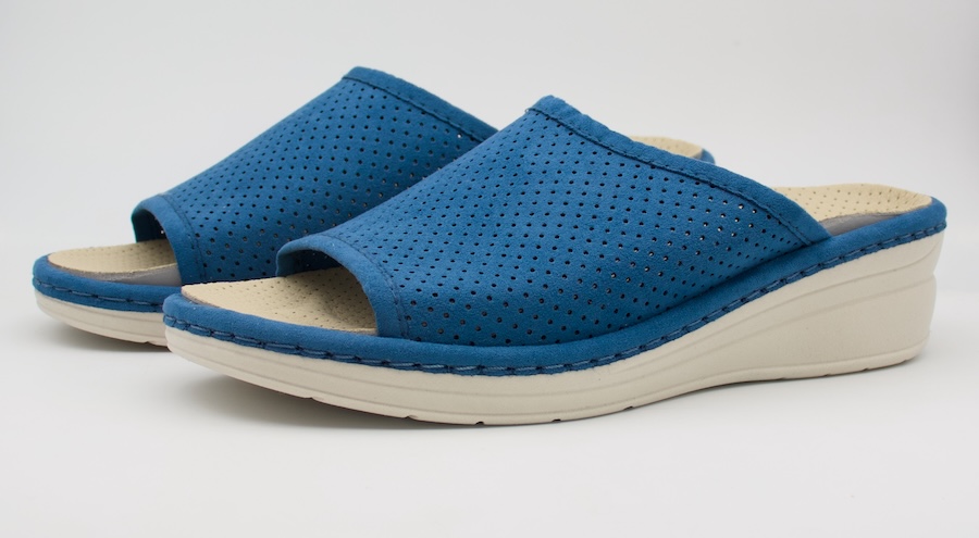 Zapatillas azul Francia para verano