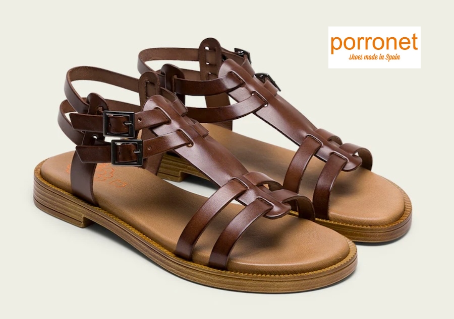 Sandalias Porronet 3128 moka