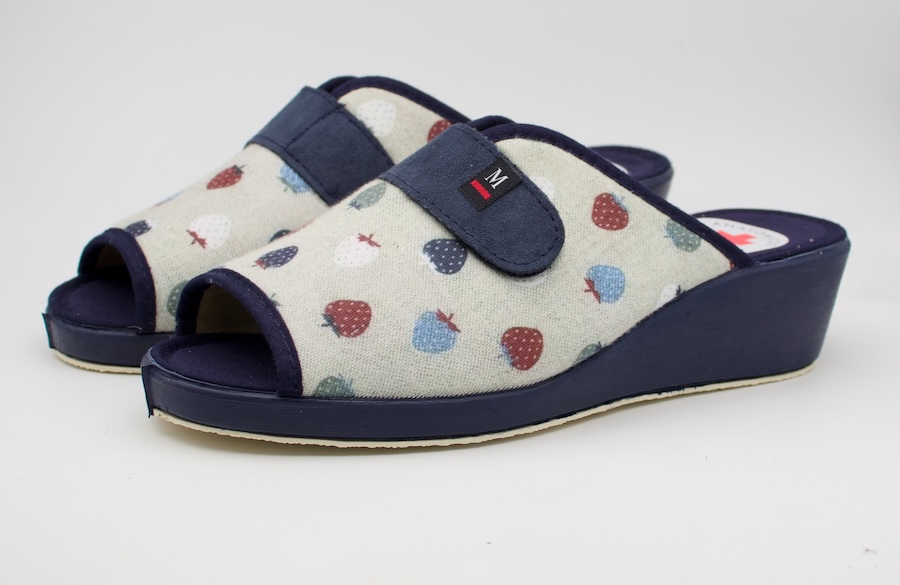 Zapatillas de casa de cuña anatómica