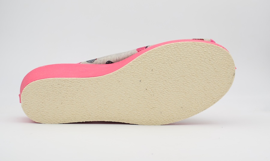 Zapatillas fuxias para casa