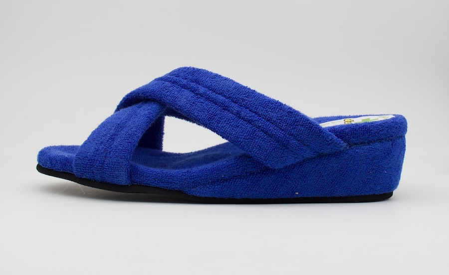 Zapatillas de verano toalla azul
