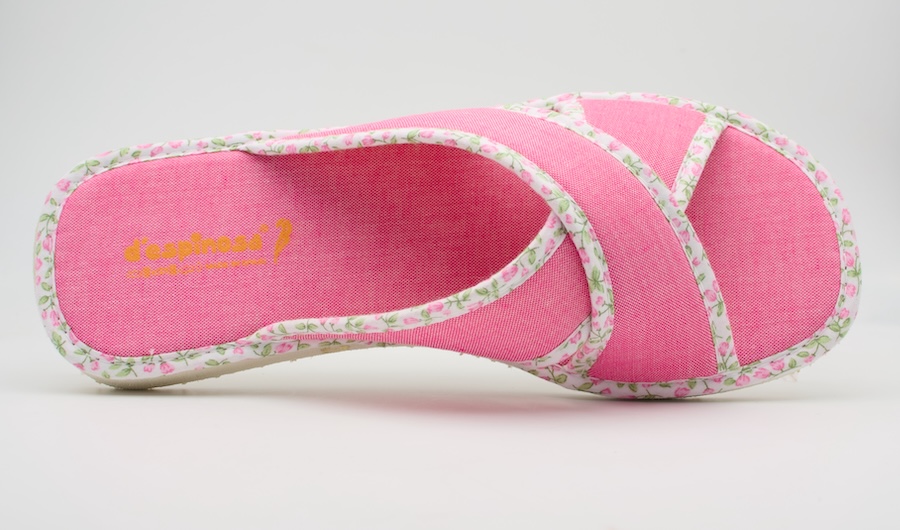Zapatillas piso especial parqué colo rosa