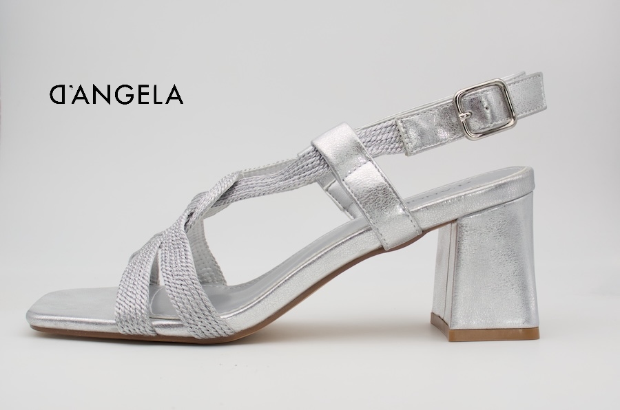 Sandalias plateadas para vestir