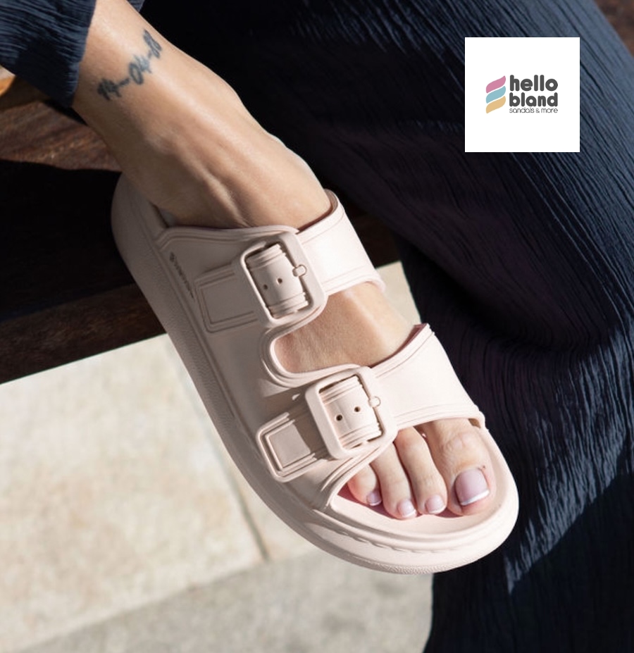 Sandalias Hellobland color vainilla