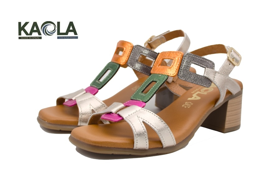Sandalias de tacón de plantilla acolchada - Kaola