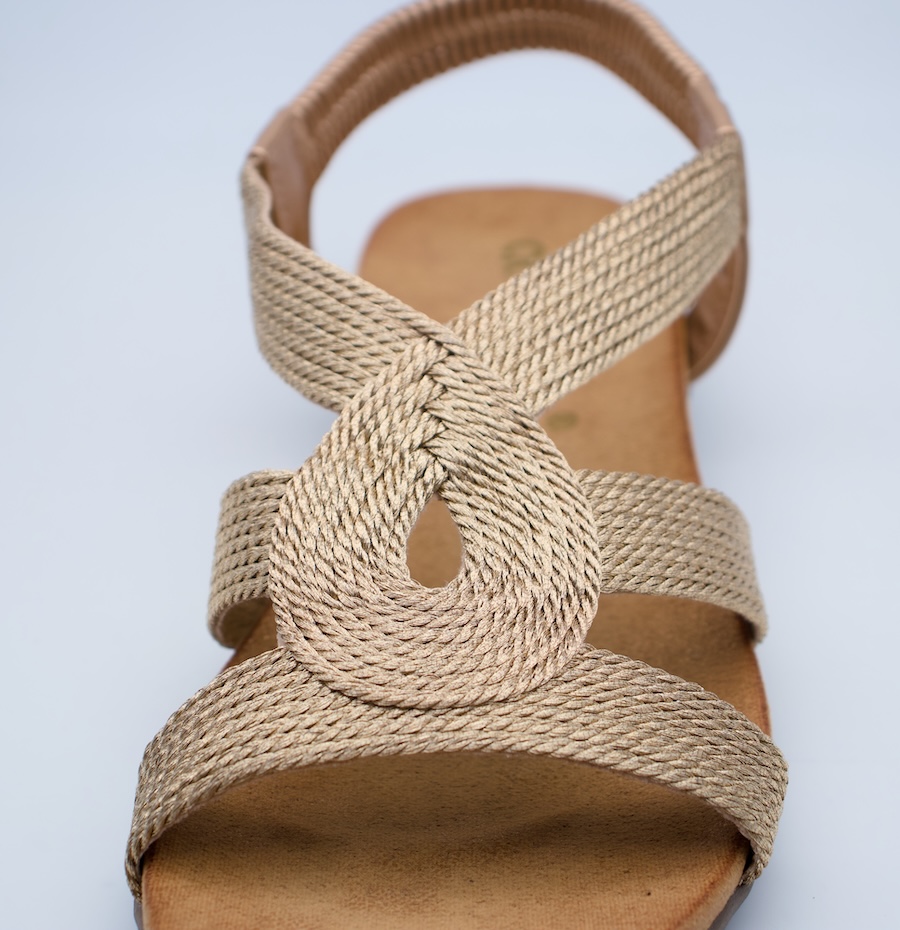 Sandalias planas estilo griego 