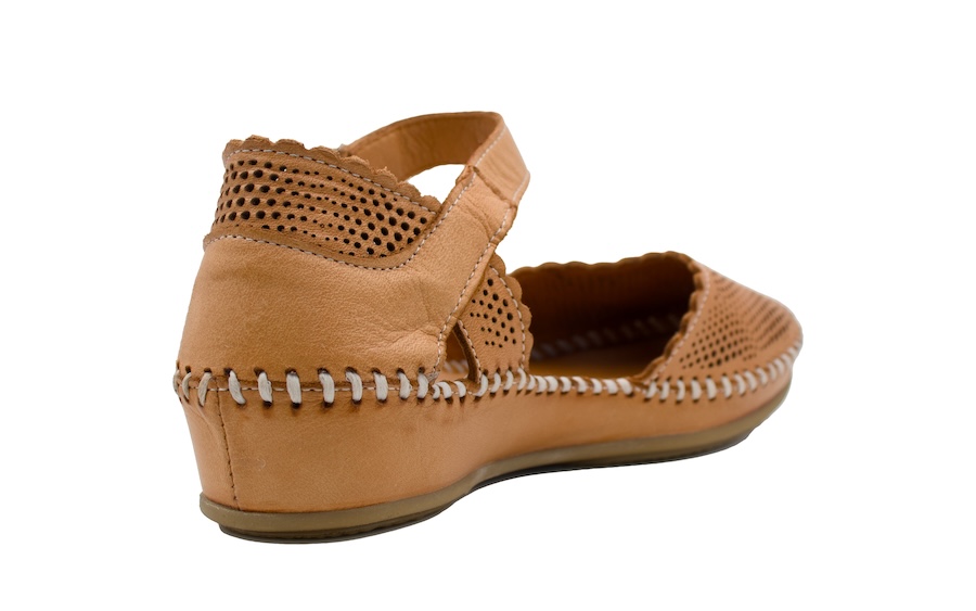 Sandalias de cuero cerradas de delante y de talón