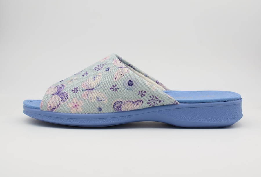 Zapatillas de casa para verano azul indigo