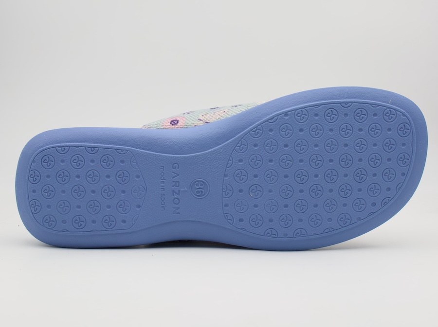 Zapatillas de casa para verano azul indigo