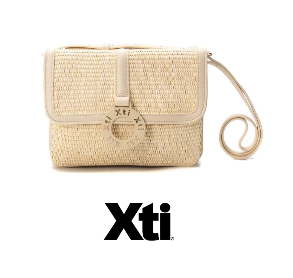 Bolso bandolero Xti color blanco hielo