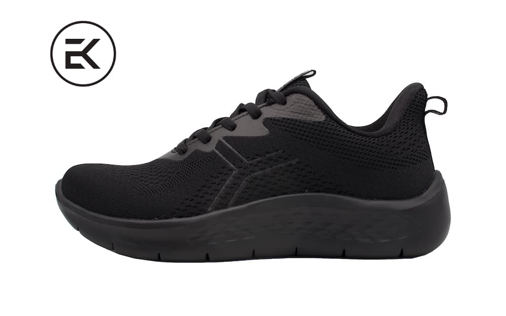 Deportivas negras con plantilla Memory Foam