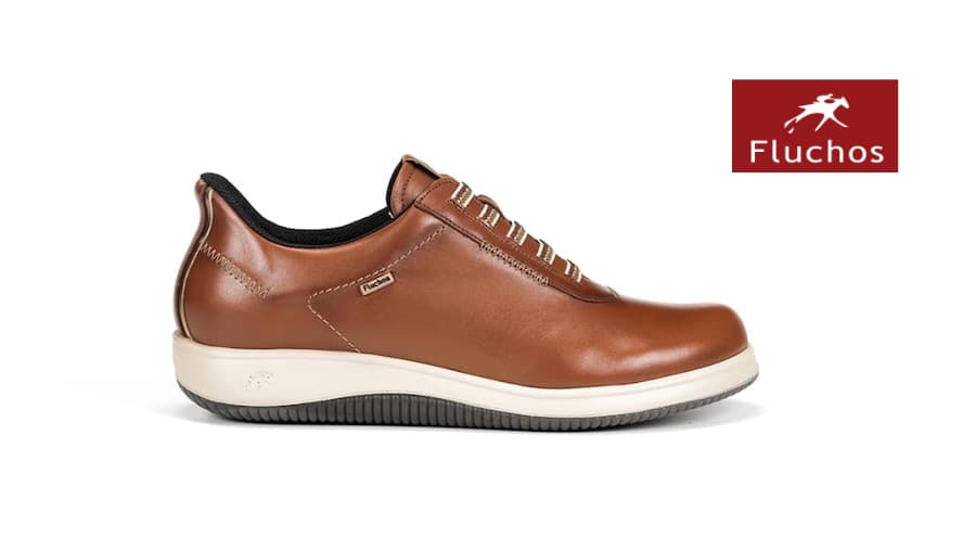 Zapatos Fluchos color cuero modelo F2335