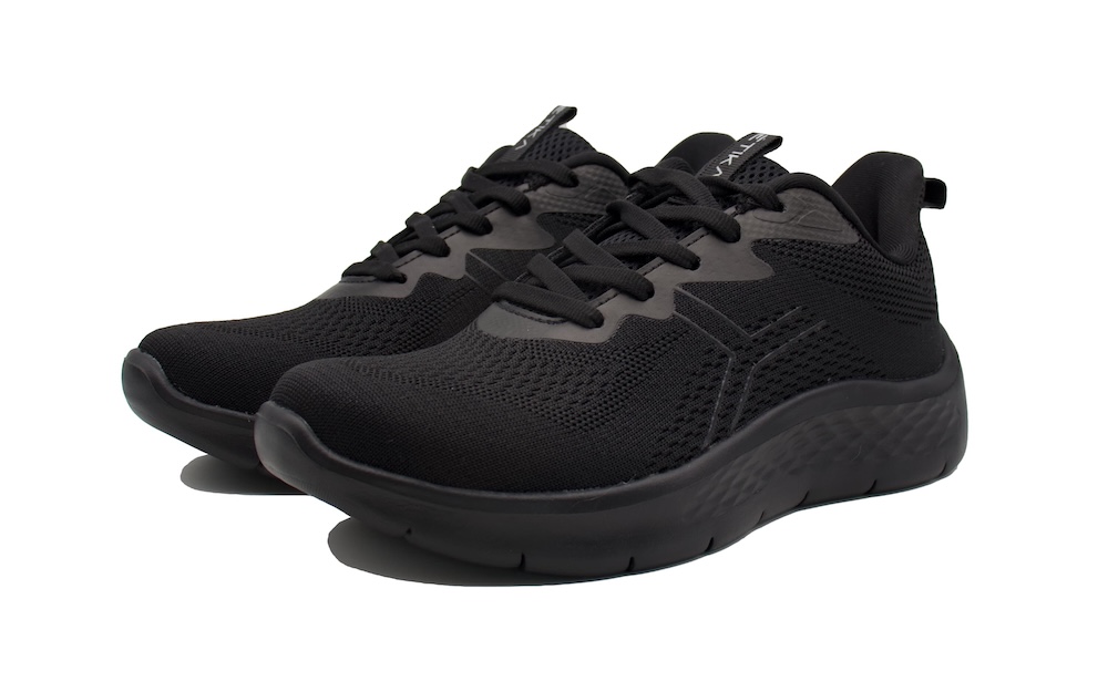 Deportivas negras con plantilla Memory Foam