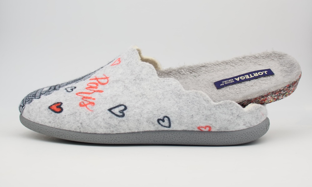 Zapatillas de Paris amoroso