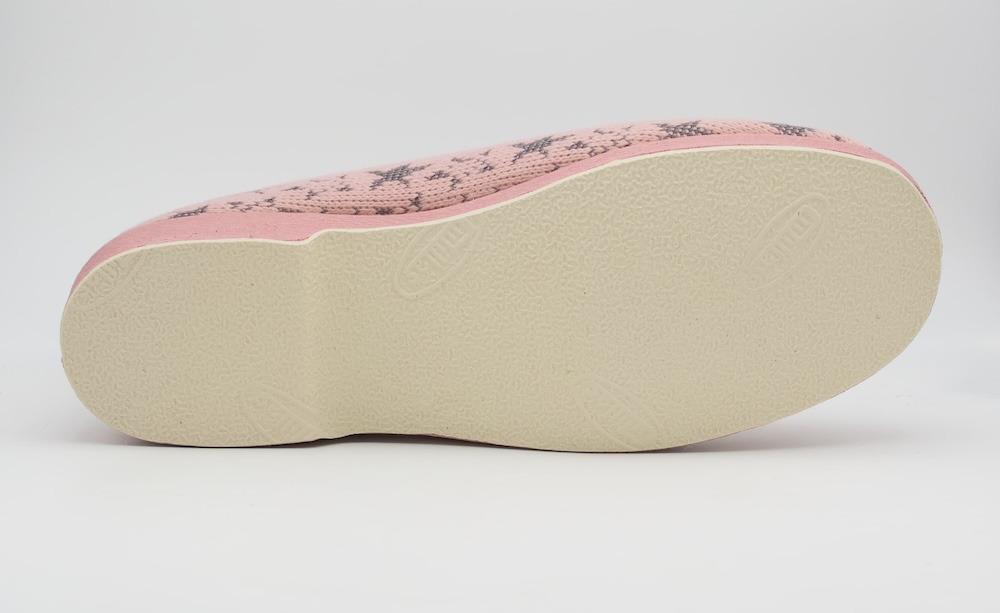 Zapatillas de casa de mujer con forro de lana 