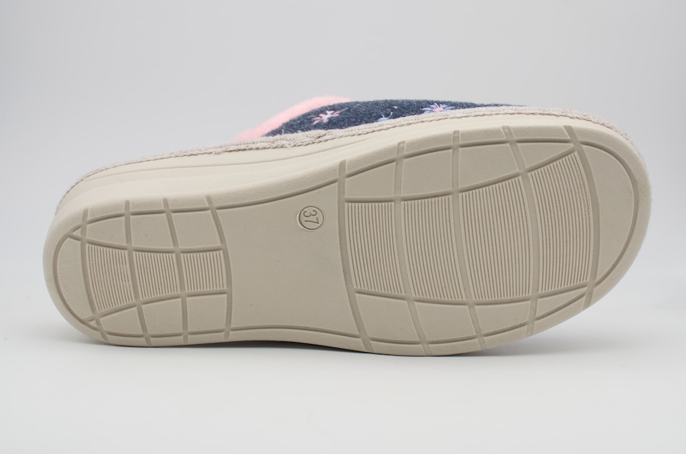 Zapatillas de plantilla acolchada con forro