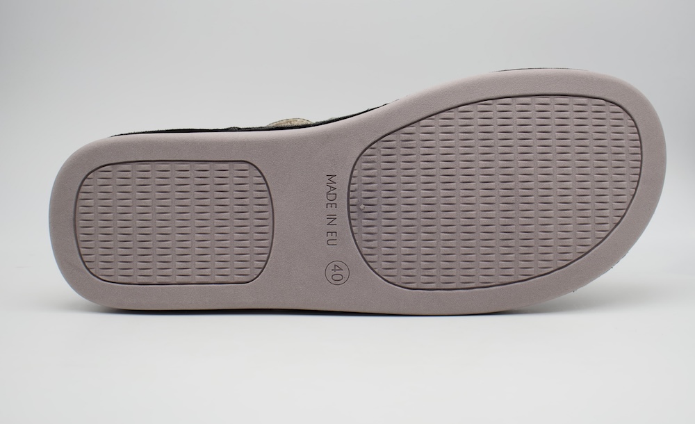 Zapatillas de Casa Salvi Confort Antracita para Hombre | Zueco de Invierno con Hebilla y Forro Térmico