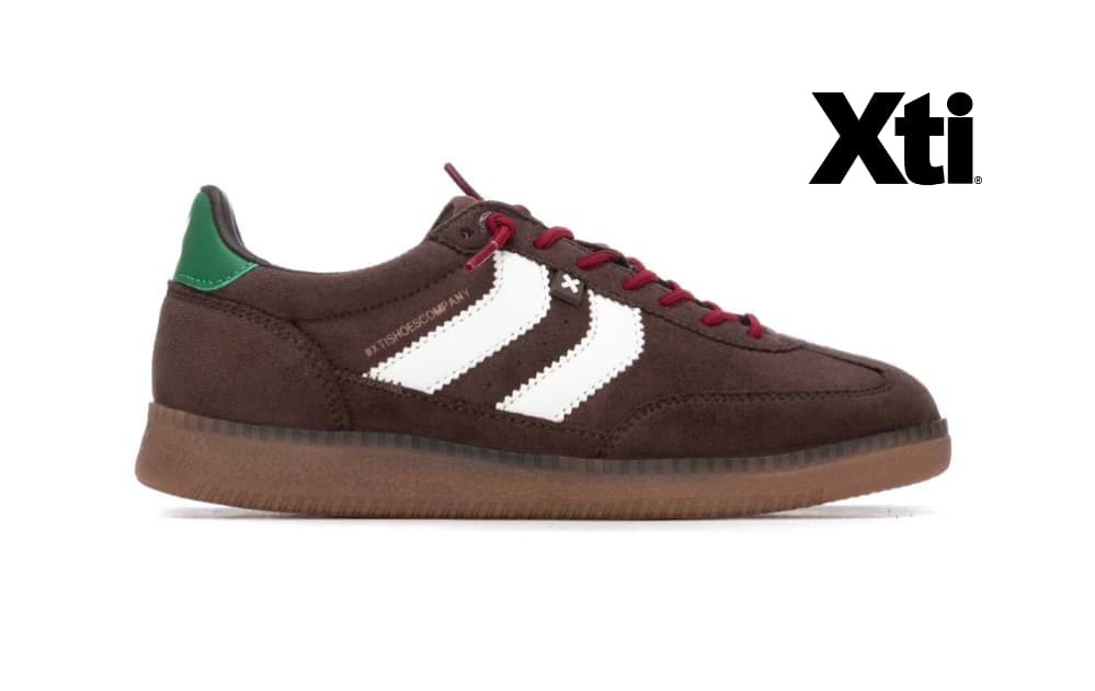 Sneaker planas Xti marrones
