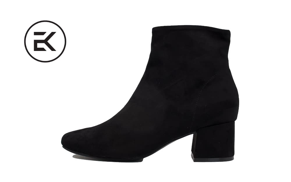 Botines negros de ante para vestir