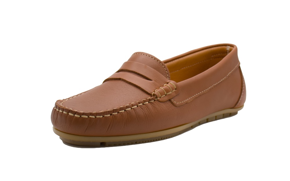 Mocasín Penny Loafer S@kut en Cuero Natural – Flexibilidad Superior y Costura Artesanal