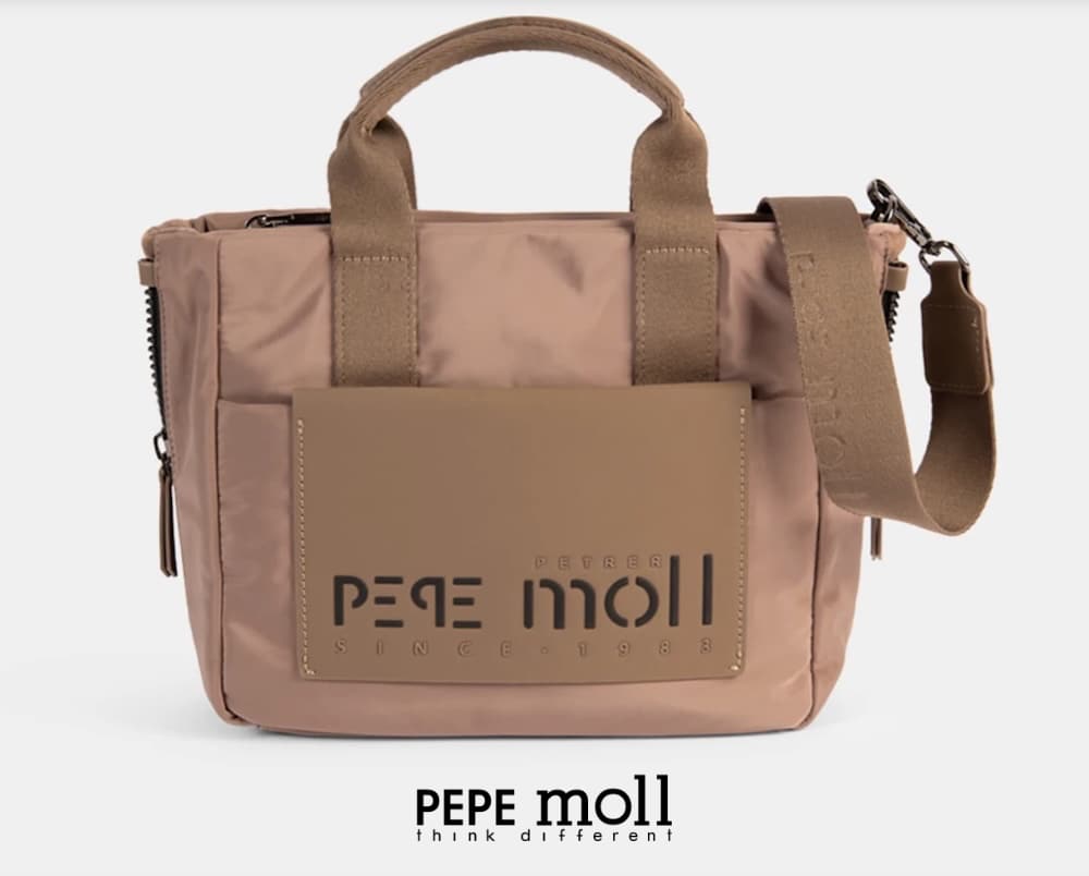 👜 Bolso de Mano Tote Pepe Moll I25-2360BEI - Estilo Urbano y Versátil