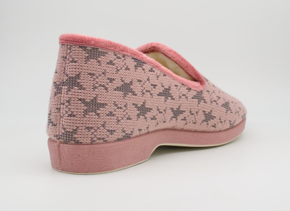 Zapatillas de casa de mujer con forro de lana 