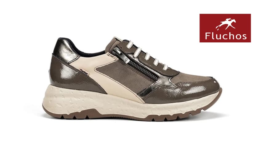 Zapato adeportivado | Fluchos F2308 taupe