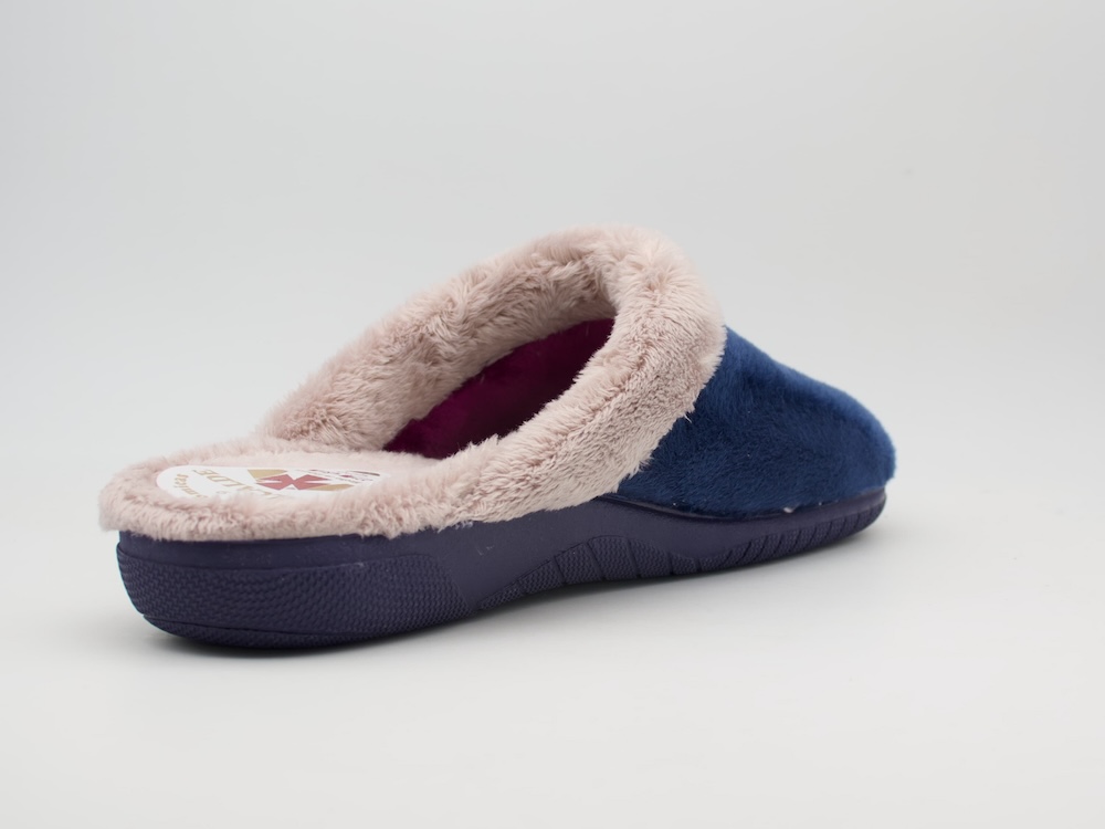 Zapatillas destalonadas de casa azul marino