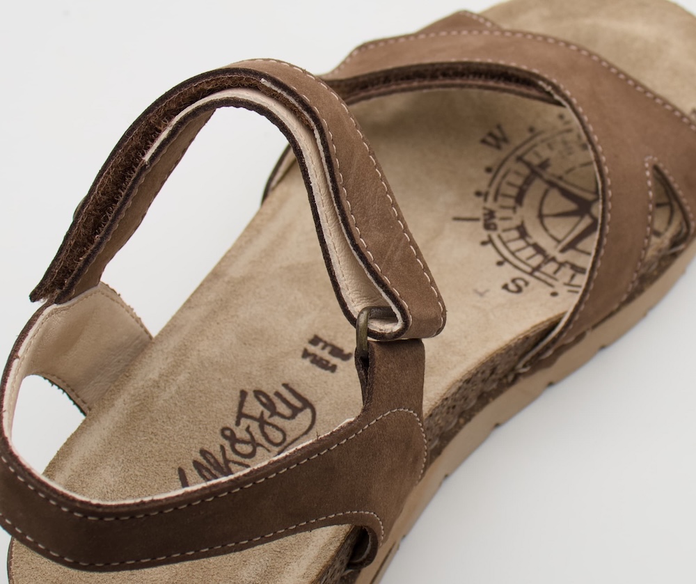 Sandalias Walk & Fly de Piel para Mujer - Modelo Anatómico con Doble Ajuste