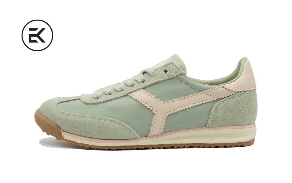Zapatillas Urban Green Mint & Cream - Retro Running para Mujer