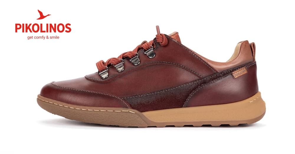 Zapatillas de Piel para Mujer Pikolinos | Viana Arcilla