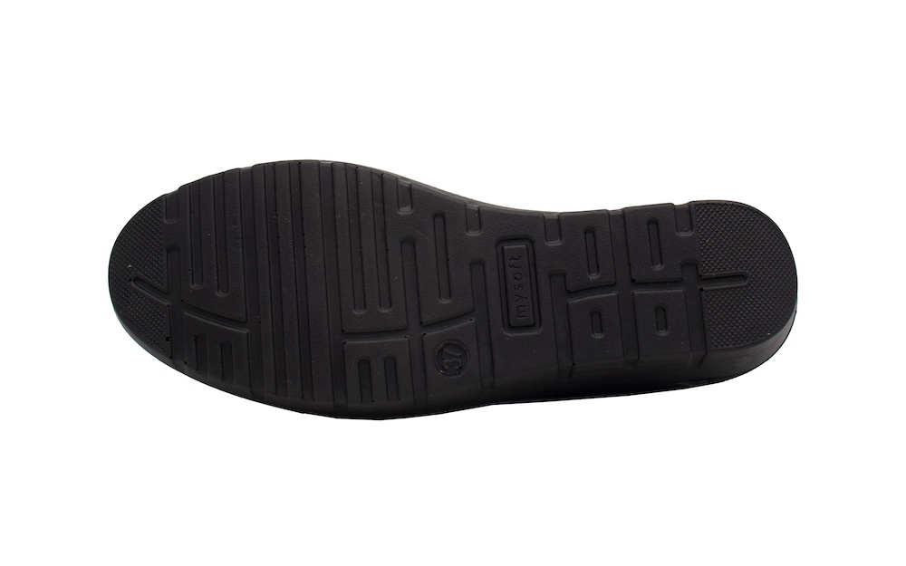 Mocasines de charol negro con la pala de leopardo