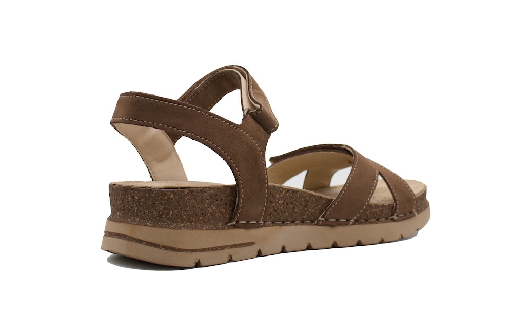 Sandalias Walk & Fly de Piel para Mujer - Modelo Anatómico con Doble Ajuste