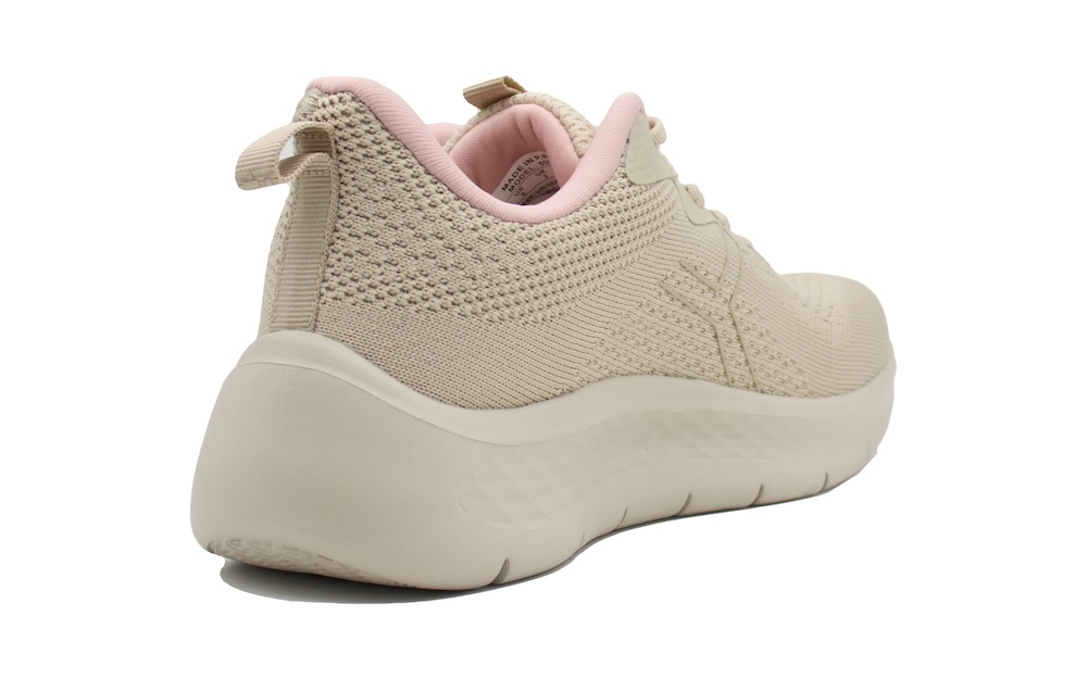 Zapatillas piso ultra ligero color beis de tejido anti rozaduras