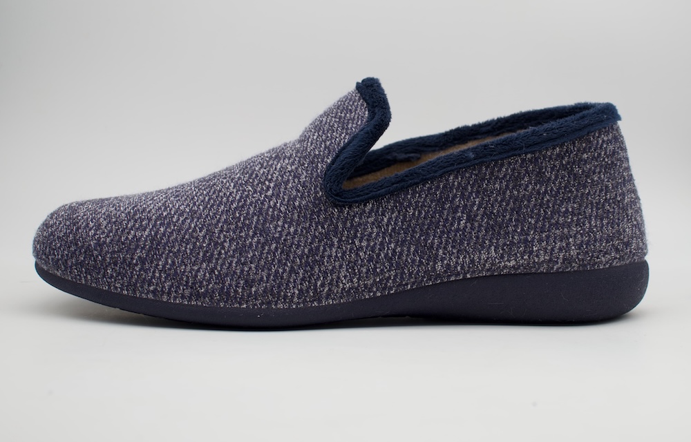 Zapatillas de Casa Cerradas para Hombre | Pantuflas de Invierno jaspeadas
