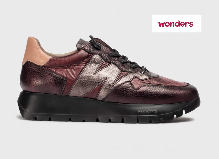 Sneakers burdeos Wonders