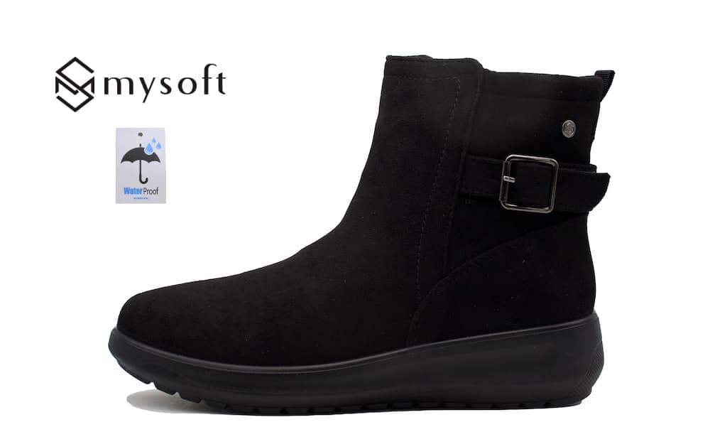 Botines waterproof negros - Mysoft