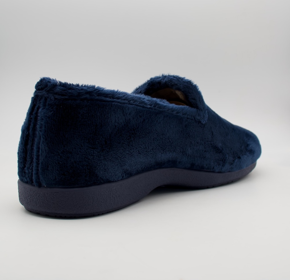 Zapatillas de Casa Cerradas Garzón para Hombre – Azul Marino Premium