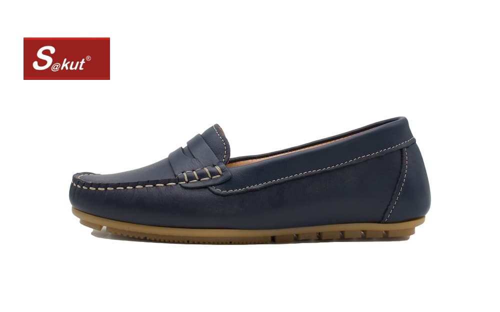 Zapato Mocasín S@kut Azul Marino – Estilo Loafer Casual con Suela Ergonómica