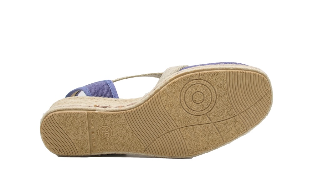 Alpargatas de Cuña Baja con Elástico Cruzado – Comodidad Artesana KOKI’S