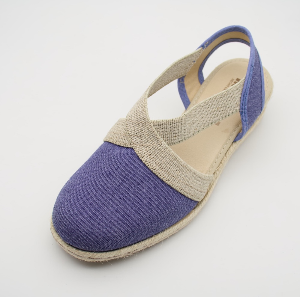 Alpargatas de Cuña Baja con Elástico Cruzado – Comodidad Artesana KOKI’S